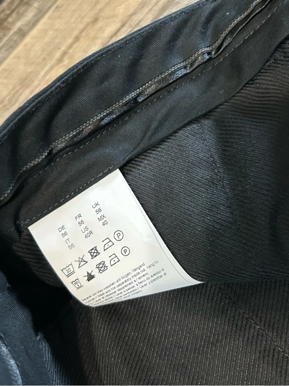 Hugo Boss travel Black Men's Dress pants slacks Trousers